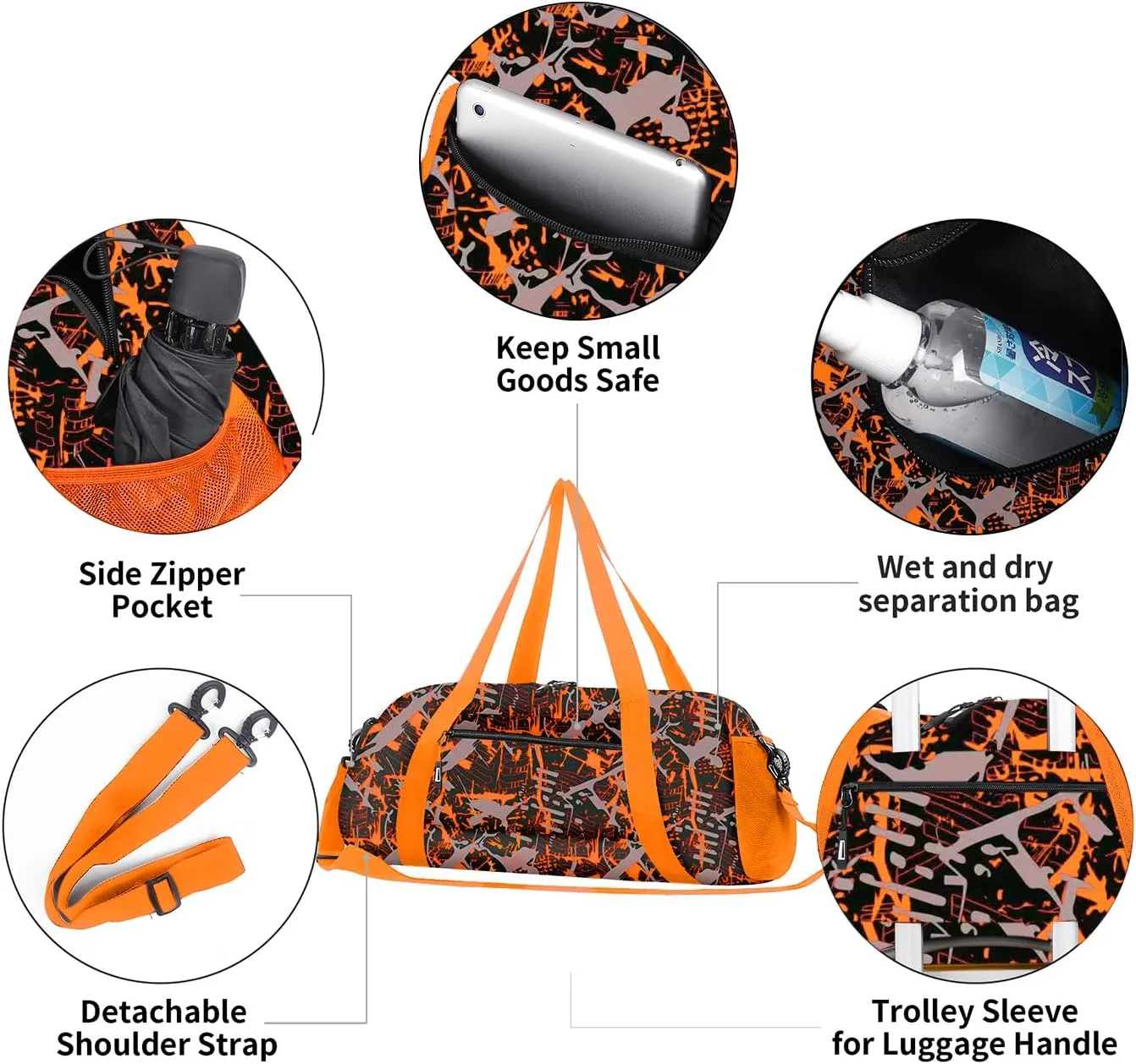 Stumdo Duffel Bags for kids, Carry-On Size & Ideal for School Practice or Travel Weekender for Gym Sport bag for Boys & Girls (12tycheng)