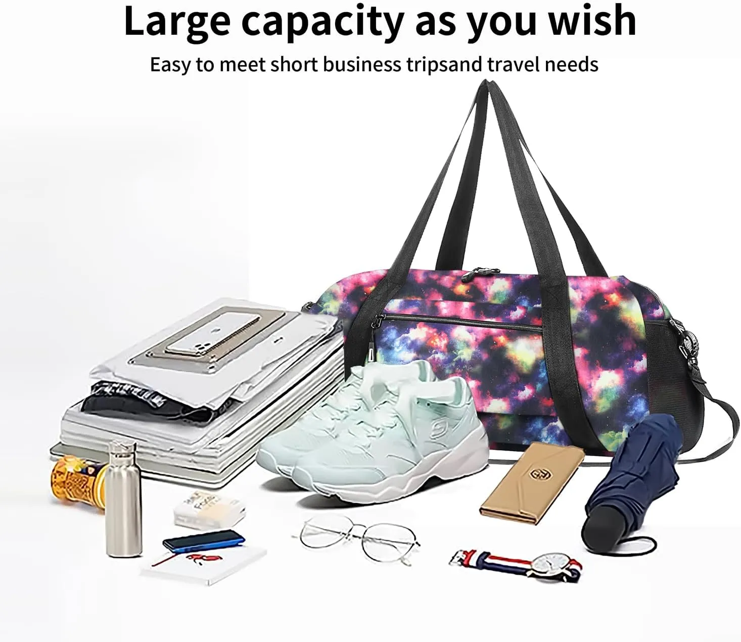 Stumdo Kids Overnighter Duffel Bags for kids, Carry-On Size & Ideal for School Practice or Overnight Travel Weekender Tote for Travel Gym Sport bag for Boys & Girls (12cyun)