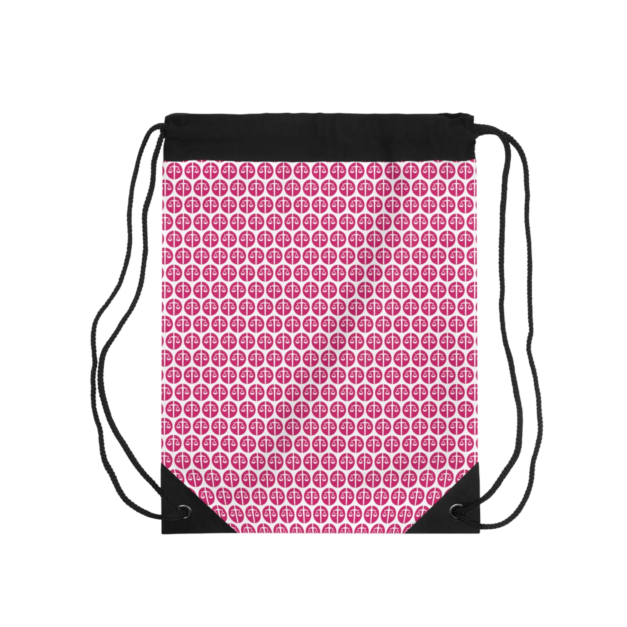 Sword and Scale Drawstring Bag