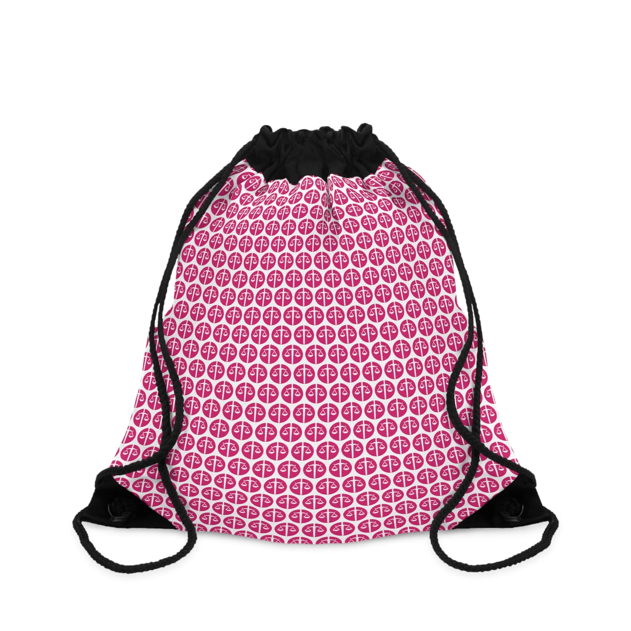 Sword and Scale Drawstring Bag