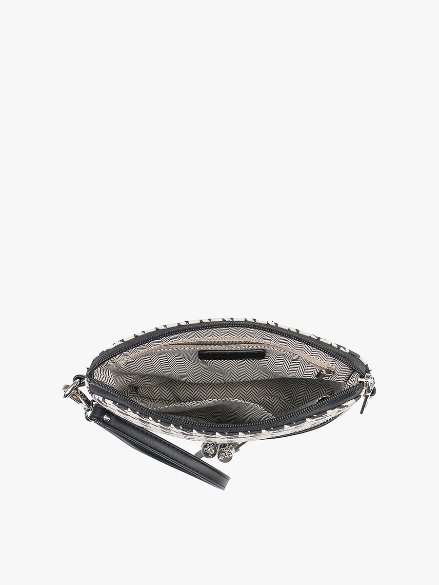 Tara Vegan Houndstooth Crossbody