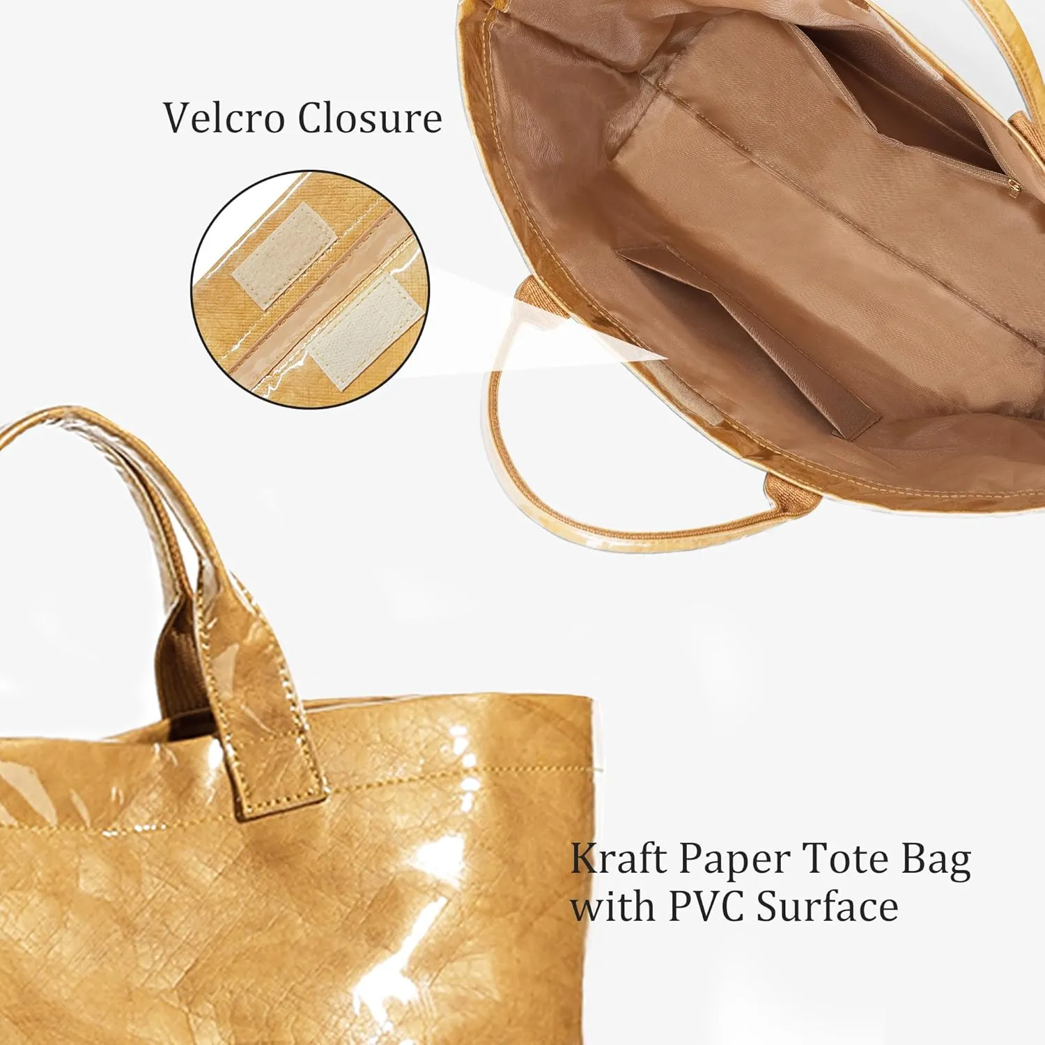 Tote Bag for Women Large PVC Tote Bag Plastic Handbag Letters Print Handbag Clear Hobo Bag