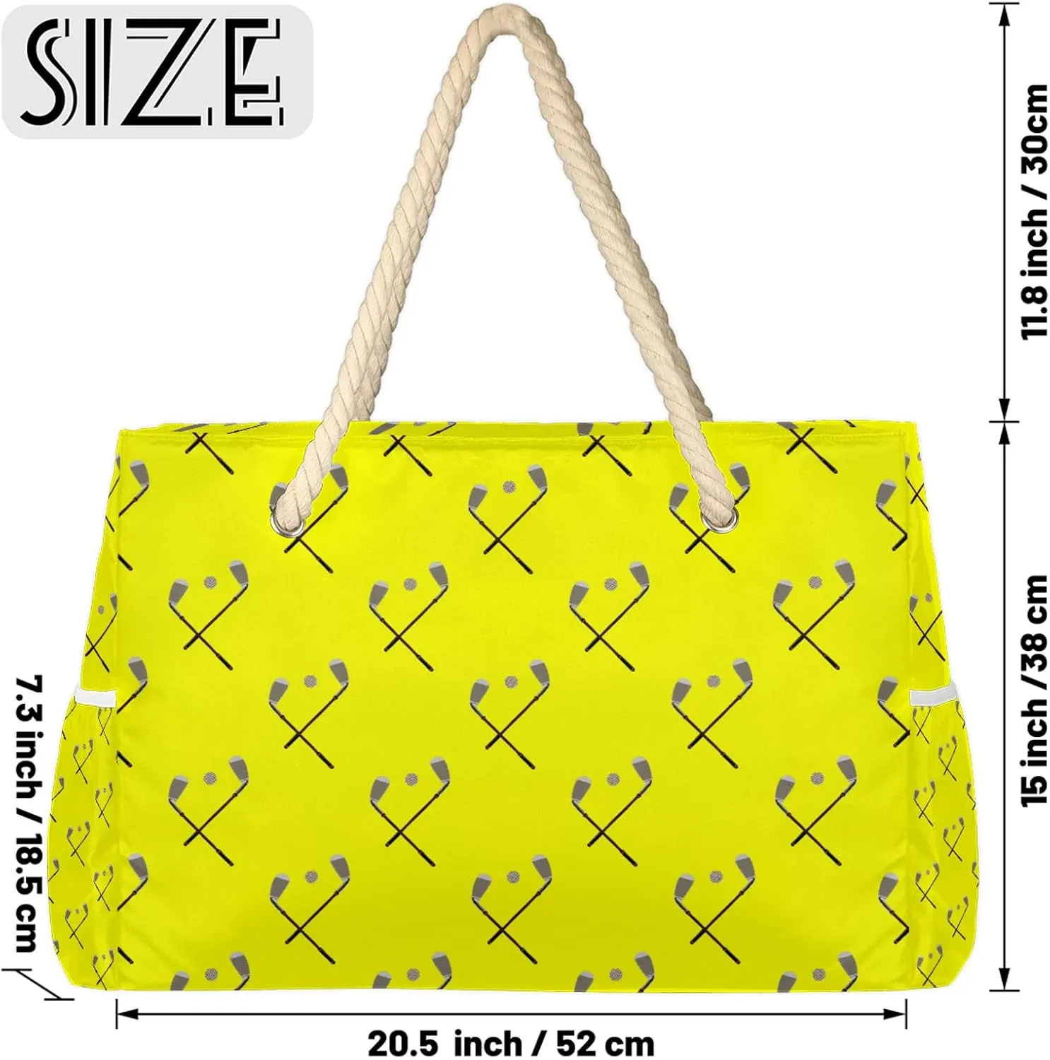 Tote Beach Bag for Women with Zipper Modern Large Waterproof Sandproof Swim Pool Bag
