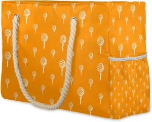 Tote Beach Bag for Women with Zipper Modern Large Waterproof Sandproof Swim Pool Bag