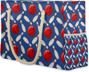 Tote Beach Bag for Women with Zipper Modern Large Waterproof Sandproof Swim Pool Bag