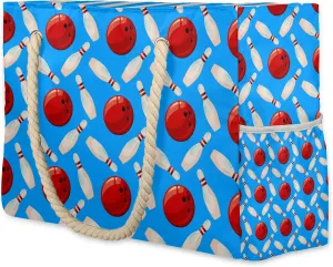 Tote Beach Bag for Women with Zipper Modern Large Waterproof Sandproof Swim Pool Bag