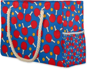 Tote Beach Bag for Women with Zipper Modern Large Waterproof Sandproof Swim Pool Bag