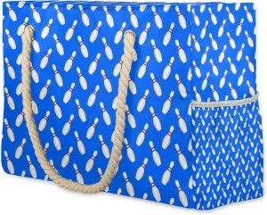 Tote Beach Bag for Women with Zipper Modern Large Waterproof Sandproof Swim Pool Bag