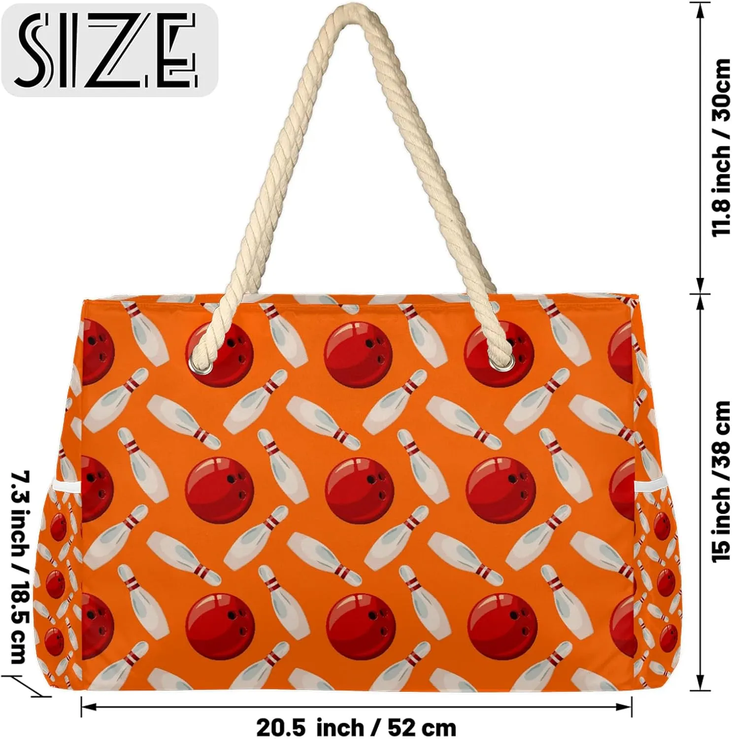 Tote Beach Bag for Women with Zipper Modern Large Waterproof Sandproof Swim Pool Bag