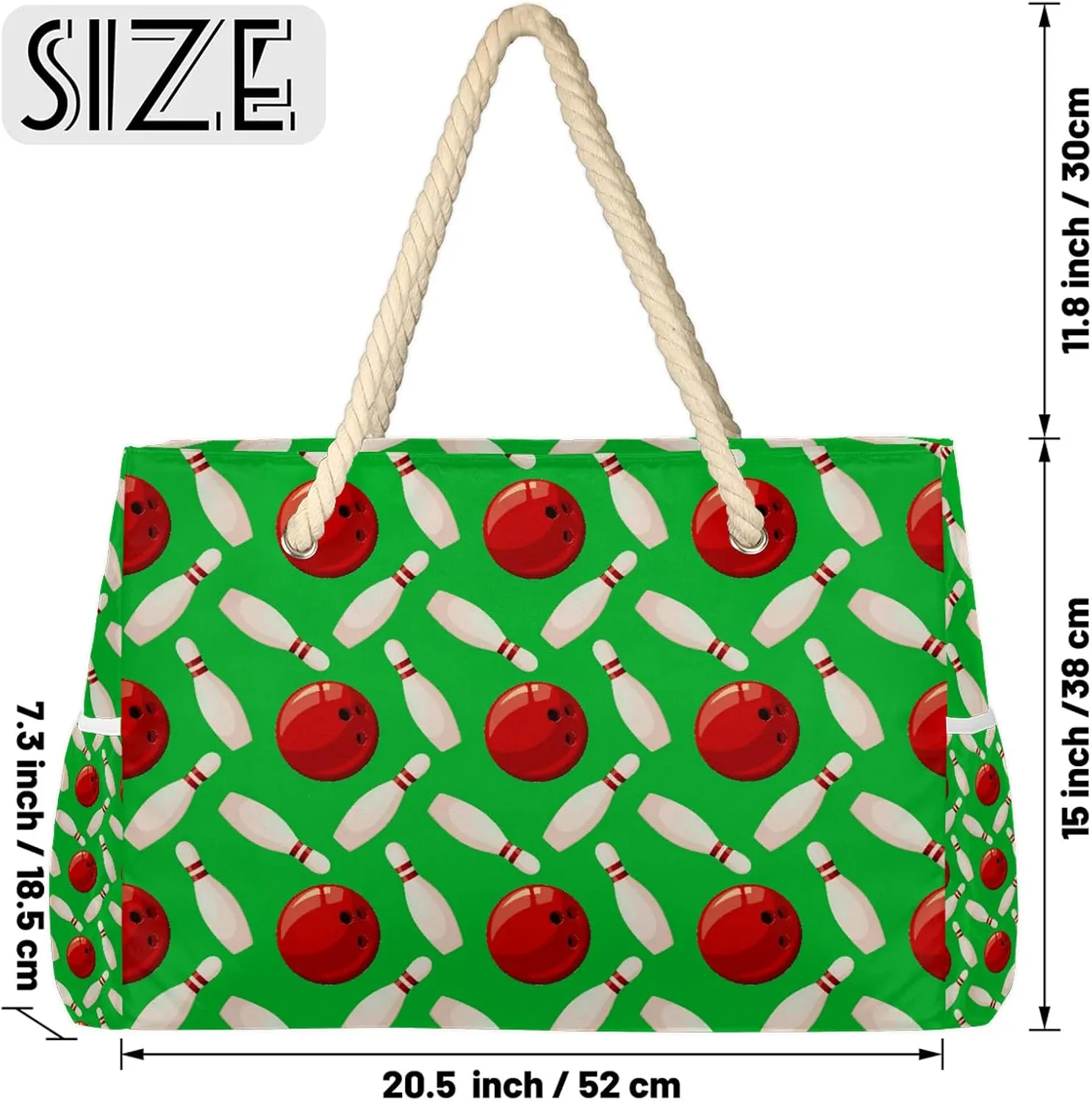 Tote Beach Bag for Women with Zipper Modern Large Waterproof Sandproof Swim Pool Bag