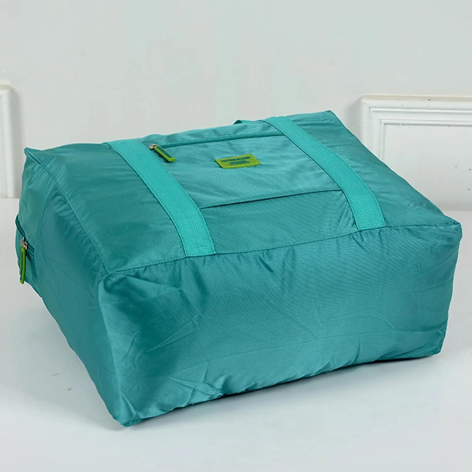 Travel Duffel Bag Lightweight Foldable Travel Bag for Women and Men Waterproof Tote Carry On Luggage Weekender Overnight Bag (Green)
