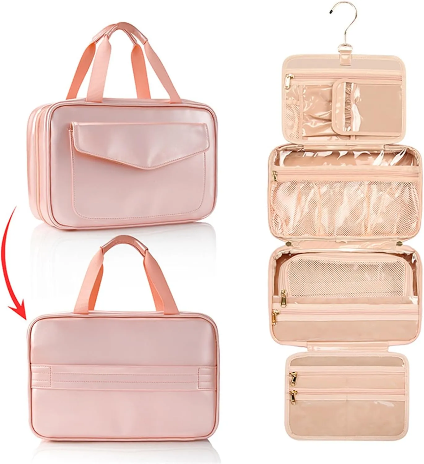 Travel Toiletry Bag Travel Portable Toiletry Bag Hanging Cosmetic Bag Portable Hanging Organizer