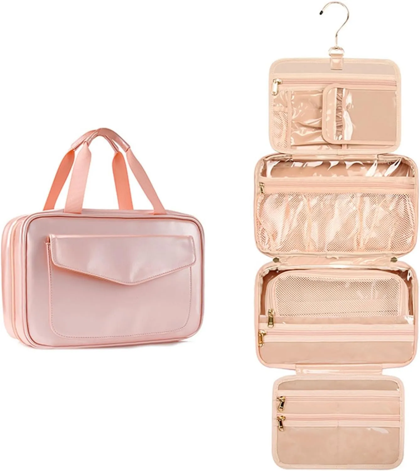 Travel Toiletry Bag Travel Portable Toiletry Bag Hanging Cosmetic Bag Portable Hanging Organizer