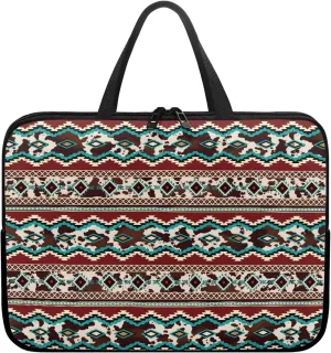 Uasibuni Stylish Laptop Bag for 15-17In Laptops, Cute Laptop Sleeve Bag, Black, Modern, Floral Pattern, Unisex-Adults