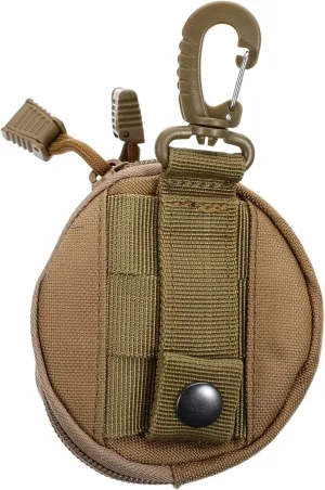 Utility Purse Hanging Storage Pouch for Belt Backpack Travel Waist Bag Organizer for Men Multi use Gadget Pouch for Hiking Camping Tool Phone