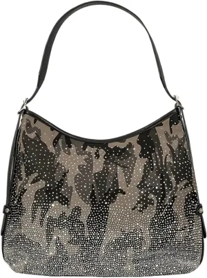 Vintage Diamond Tote Bag for Women Handbags Rhinestone Shoulder Bags Large Capacity Shopper Purses For Wedding Party Prom