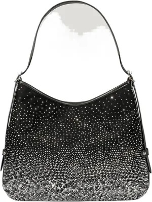 Vintage Diamond Tote Bag for Women Handbags Rhinestone Shoulder Bags Large Capacity Shopper Purses For Wedding Party Prom