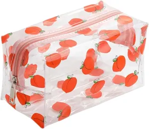 Waterproof Clear Cosmetic Bag For Travel Portable Makeup Organized Cartoon Storage Bag Women's Toiletry Pouches