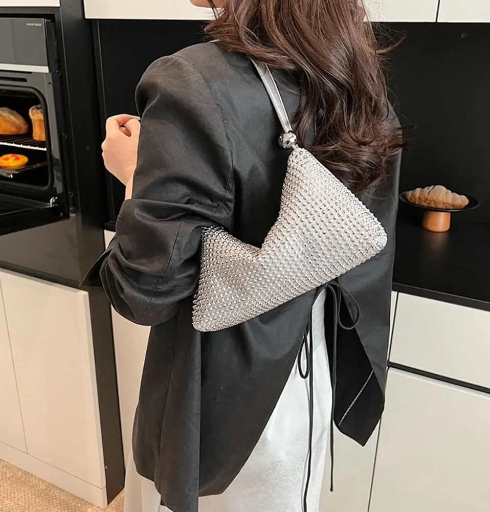 Women Clutch Purse with Glitter Sparkly Trendy shoulder bags for Wedding Cocktail Party Evening Handbags 2025