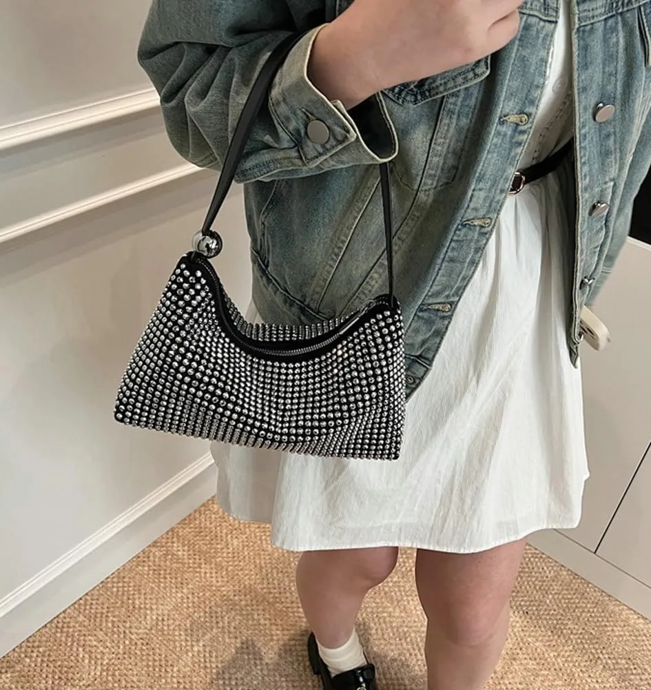 Women Clutch Purse with Glitter Sparkly Trendy shoulder bags for Wedding Cocktail Party Evening Handbags 2025