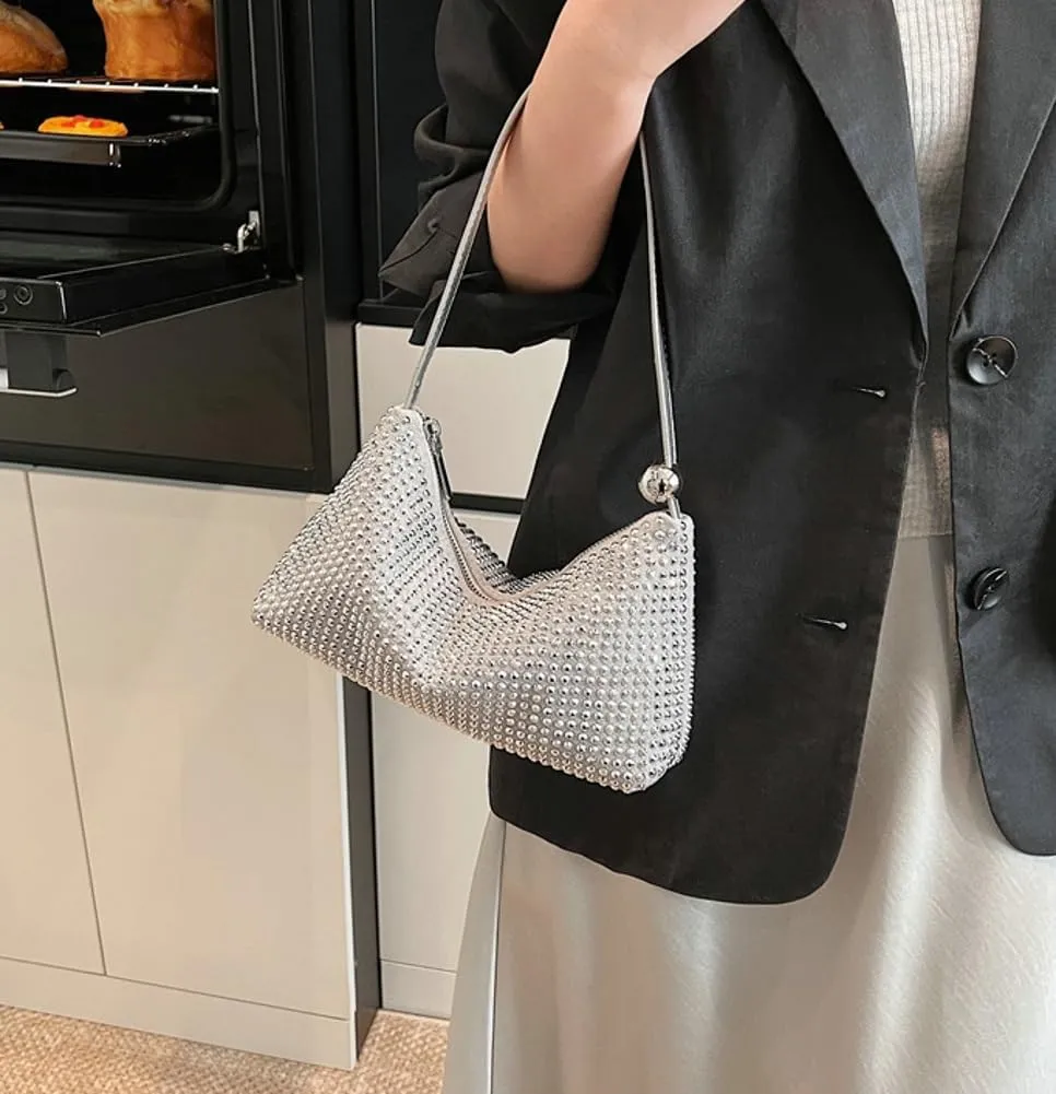 Women Clutch Purse with Glitter Sparkly Trendy shoulder bags for Wedding Cocktail Party Evening Handbags 2025