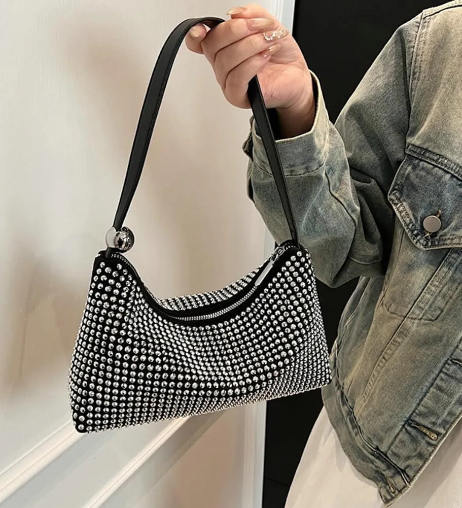 Women Clutch Purse with Glitter Sparkly Trendy shoulder bags for Wedding Cocktail Party Evening Handbags 2025