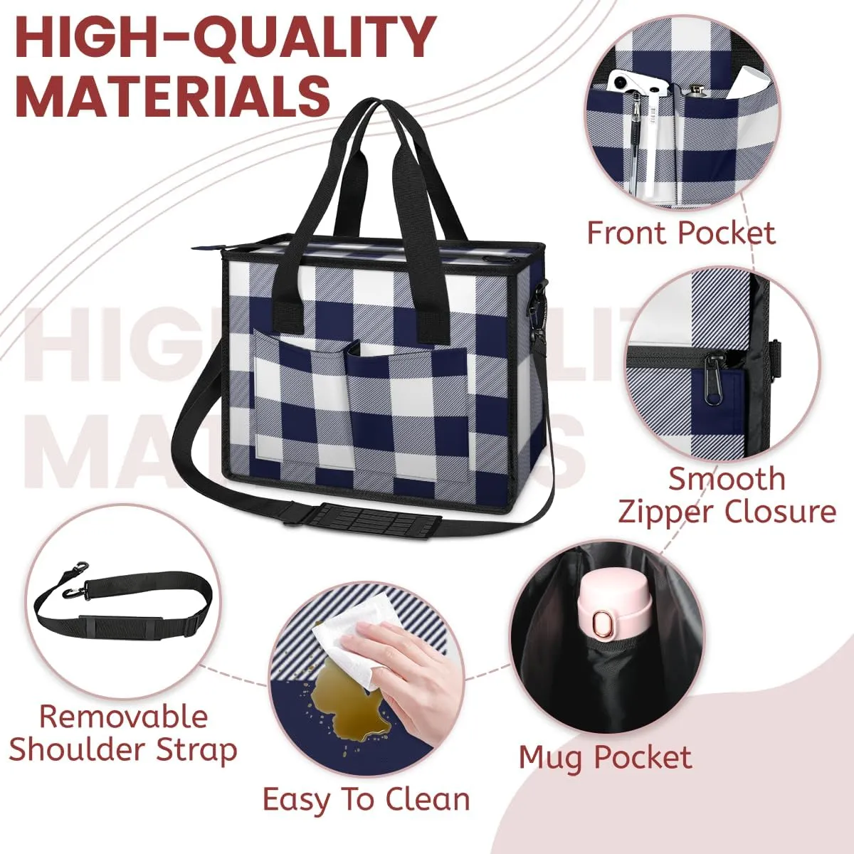 Women Fashion Tote Bag Wallet Shoulder Bags Set 3PCS Top Handle Satchel Purse Large Zippered Handbag Daily Use
