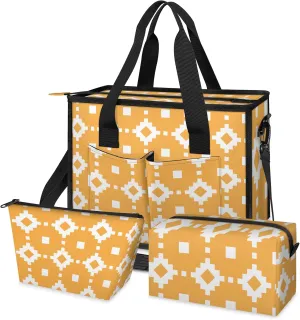 Women Fashion Tote Bag Wallet Shoulder Bags Set 3PCS Top Handle Satchel Purse Large Zippered Handbag Daily Use