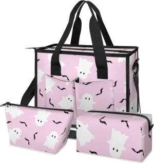 Women Fashion Tote Bag Wallet Shoulder Bags Set 3PCS Top Handle Satchel Purse Large Zippered Handbag Daily Use
