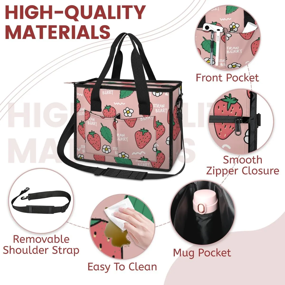 Women Fashion Tote Bag Wallet Shoulder Bags Set 3PCS Top Handle Satchel Purse Large Zippered Handbag Daily Use
