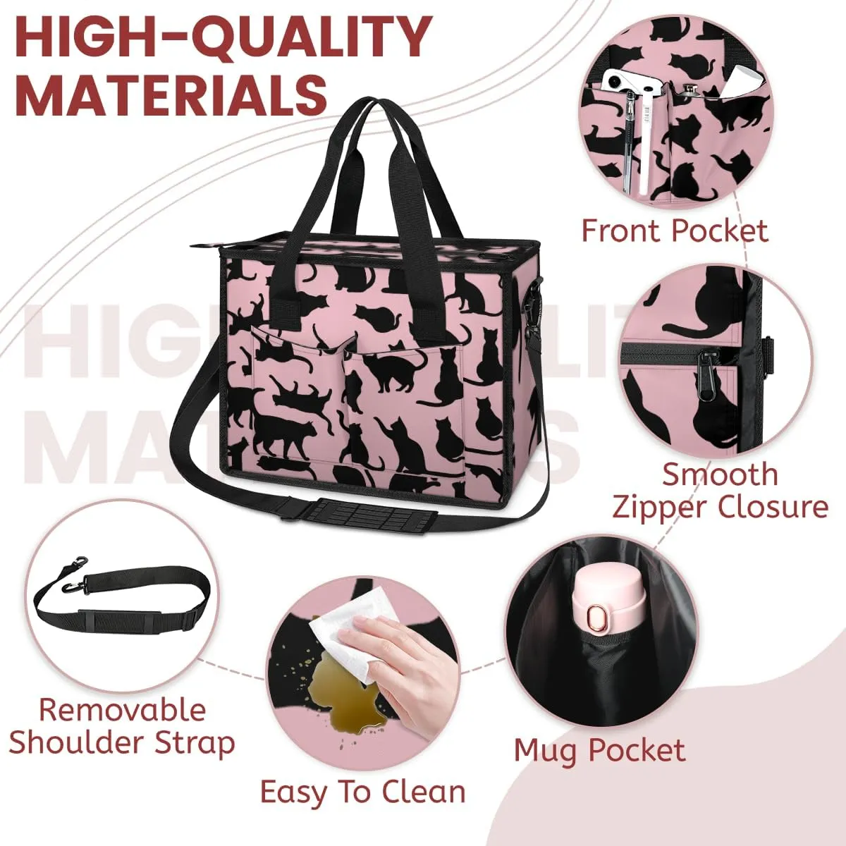 Women Fashion Tote Bag Wallet Shoulder Bags Set 3PCS Top Handle Satchel Purse Large Zippered Handbag Daily Use