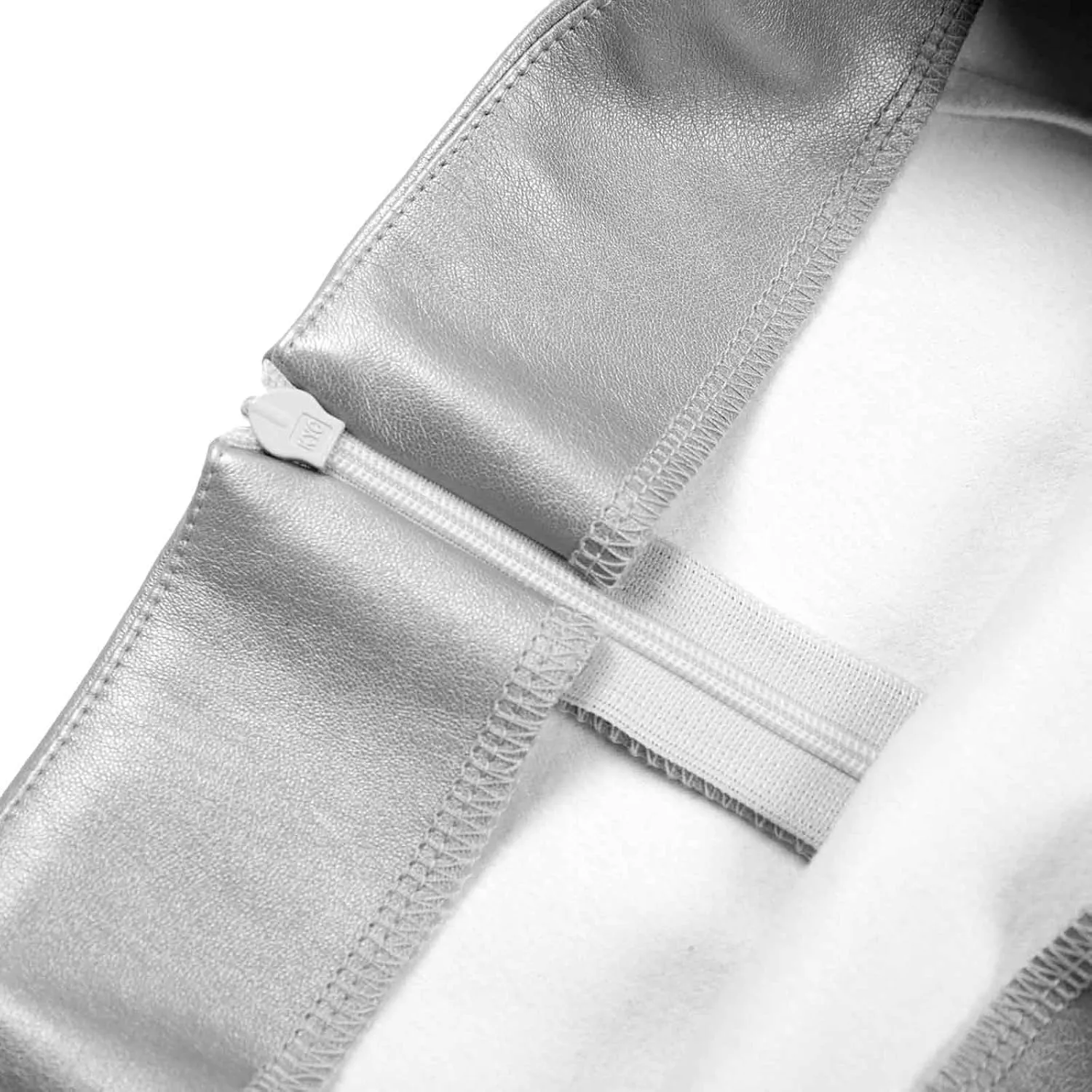 Women Faux Leather Skirt Metallic Shiny High Waisted Slit Bodycon Party Mini Skirts PU Leather Short Skirts Clubwear