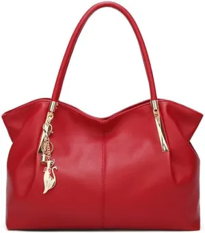 Women Soft Synthetic Patnet Leather Fashion Shoulder Messenger Handbags Portable Lady Tote Satchel Large Capacity