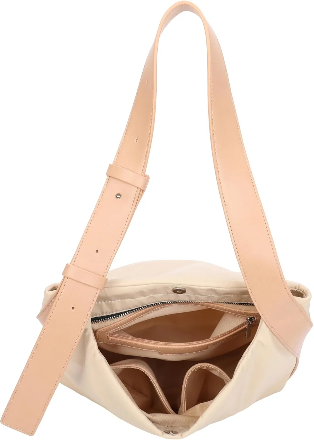 Women's hobo bags and slouchy bag, Soft Leather Shoulder Bag and Crossbody Computer Bag 
